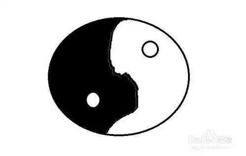 简笔画怎么画一个太极图八卦太极图怎么画-图2八卦太极图怎么画-图1简