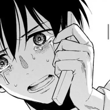 高清受伤的黑白男漫微丧头像图片