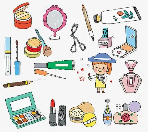 卡通化妆品睫毛膏免抠素材免费下载_觅元素51yuansu.com