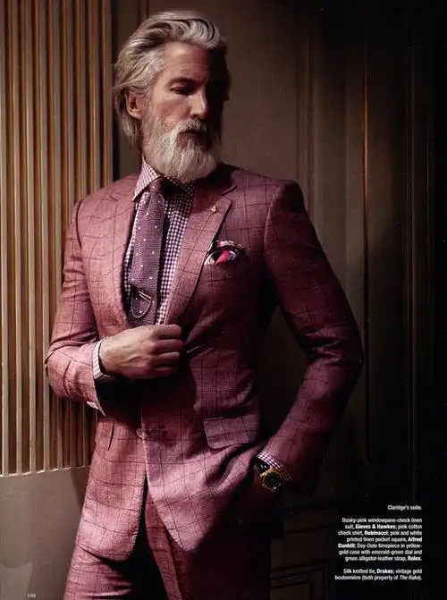 真正绅士的奢华西装格调aidenshaw时尚欧美搭配男模型男