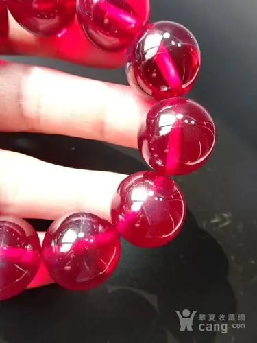 星光红宝石手串