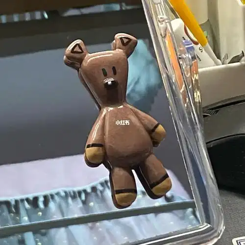 我得到了一只可爱到爆的粘土泰迪熊02