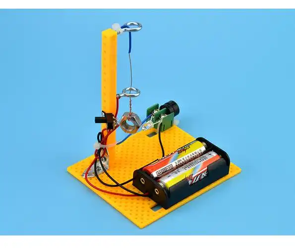 探梦 科技小制作 diy地震报警器声光报警儿童手工科学实验玩具