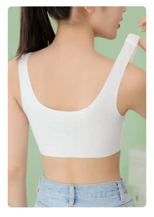女生背心少女内衣女童儿童发育期小背心初中学生高中生青春期女生文胸
