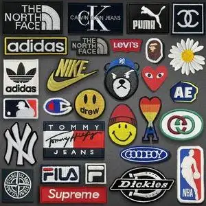 运动品牌大全logo标志布贴补丁贴卫衣t恤短袖羽绒服裤子破洞修补