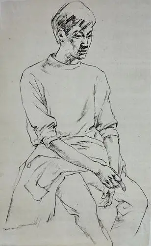 我的西中三十年 美术教学图画记(11)一一速写人物(结束篇)