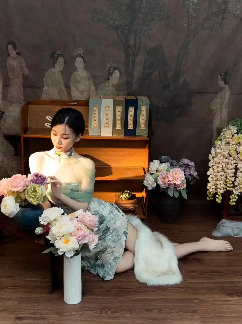 摄影 #客片分享 #美出高级感 #气质女神 #旗袍 一组旗 - 抖音