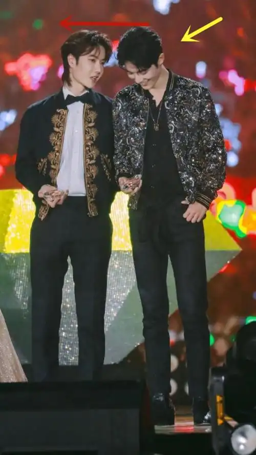 王一博多高真实身高肖战184王一博180