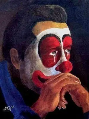 求一张哭泣中小丑的图片