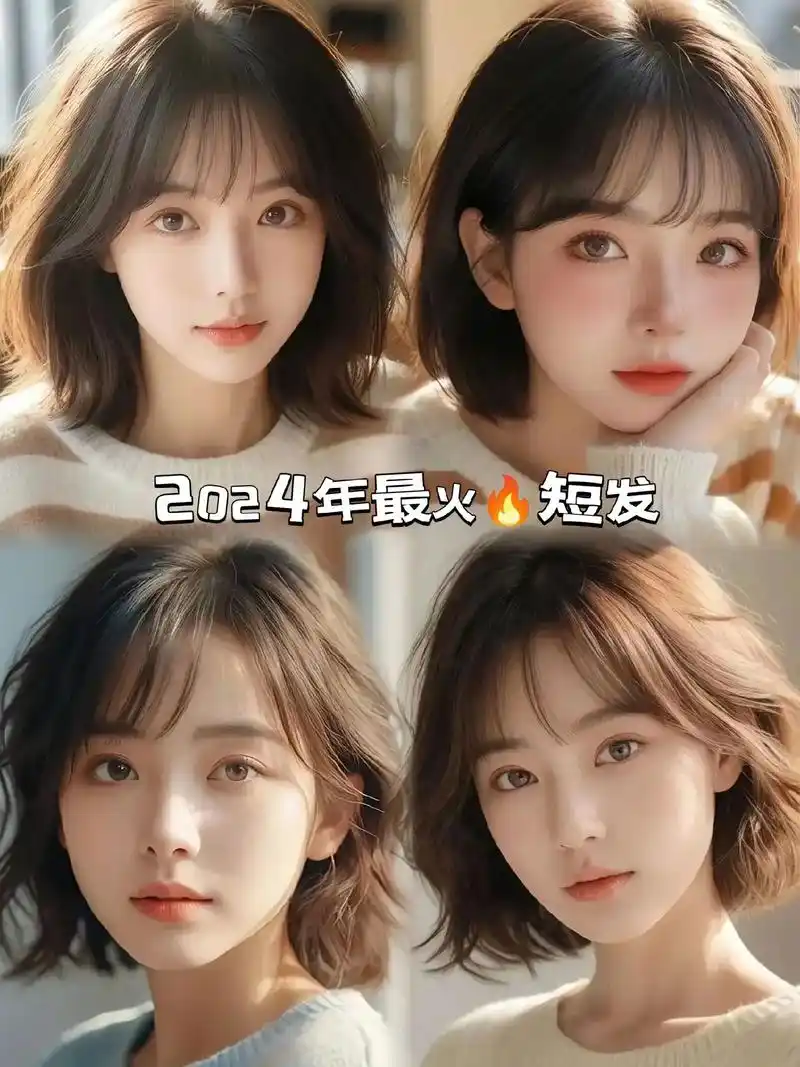 每个女生都想剪一款适合自己的短发.