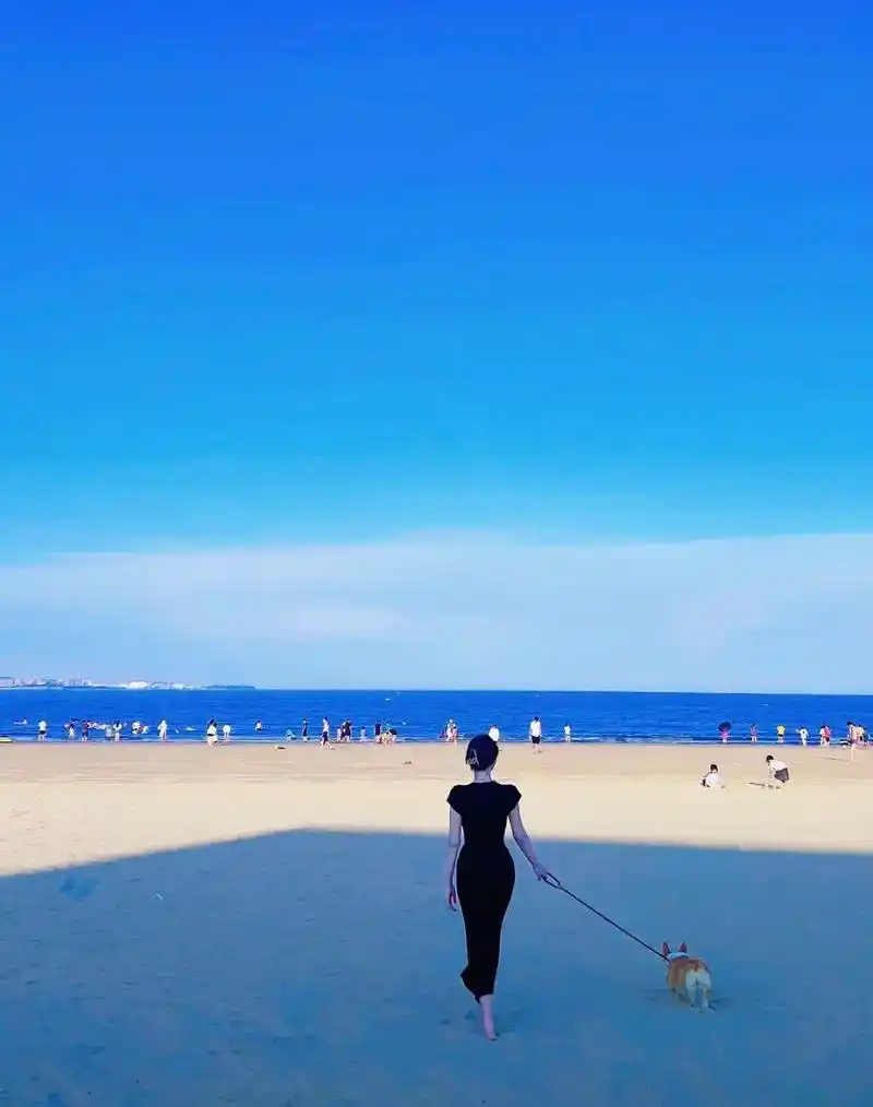 告诉你,来到厦门岛,不止沙滩美,夜色美,重点的是女人的背影更 - 抖音