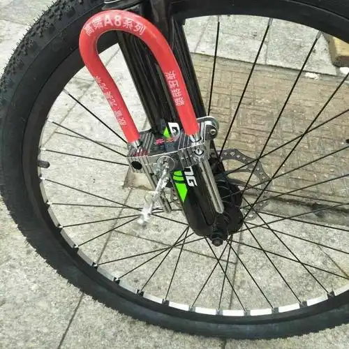 车锁热销电动装抗固定老式防盗锁电动车自行叉锁自行车锁