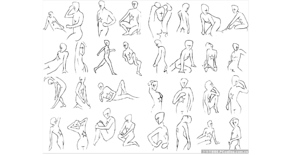 人像摄影姿势大全(图解)