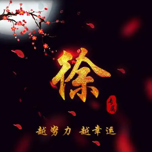 未来可期,越努力越幸运,55张励志姓氏微信头像送给每天拼博的你