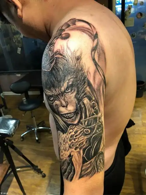 齐天大圣孙悟空纹身图案大全 - 纹身大咖