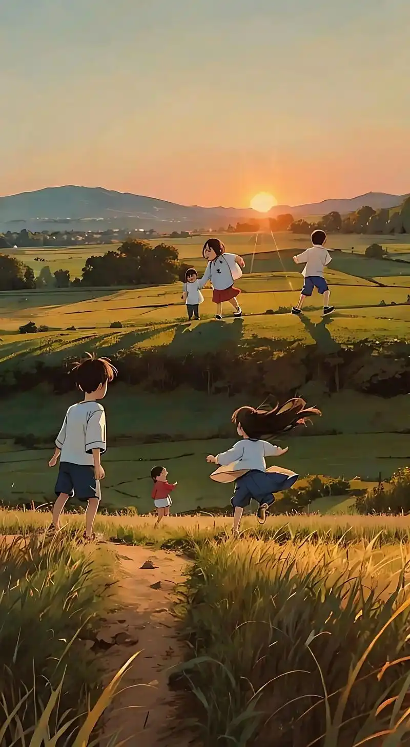 那年夏天,回家的路都是土石,泛着迷离的金黄 心底那片原野,如今早已