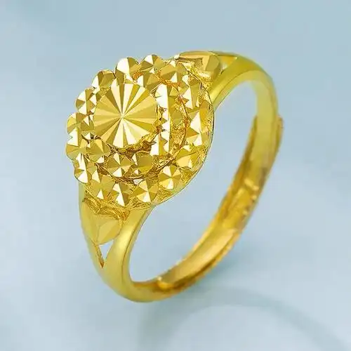 中国黄金足金满天星戒指