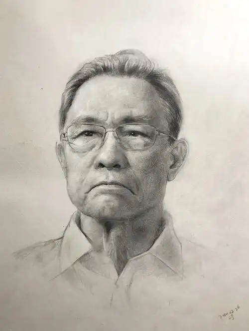 素描钟南山教授-《国士无双》