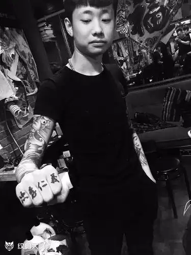 社会小青年_纹身图案手稿图片_纹杰的纹身作品集
