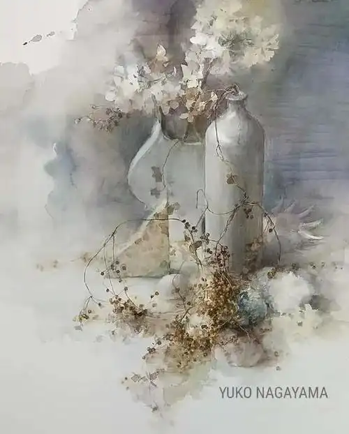 永山裕子近期作品欣赏永山裕子被誉为日本具有代表性的水彩画家之一