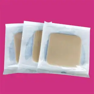 1片气切垫无粘泡沫敷料灭菌透气舒适敷贴褥疮减压烧烫伤口保护贴渗液