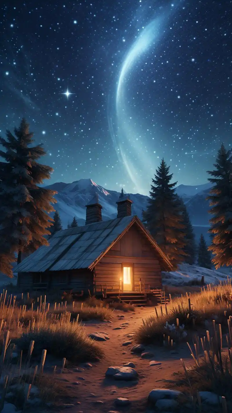 🌌星空夜晚,孤独感的壁纸精选🌌 在寂静的夜晚,仰望星空,你是否