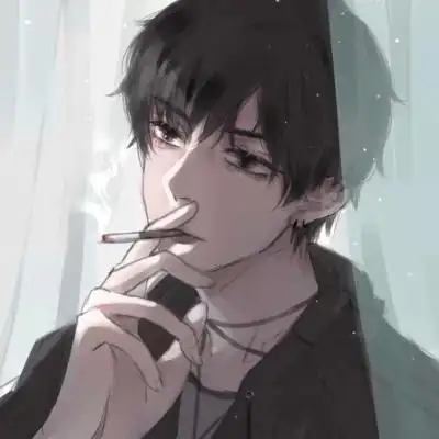 动漫抽烟男头_卡通动漫头像_我要个性网