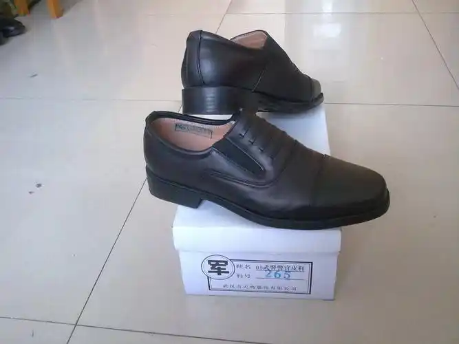 转让个人全新武警校尉军官皮鞋 如图
