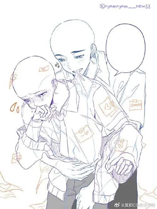 绘画超话#绘画参考##绘画素材#cp不同动作参考