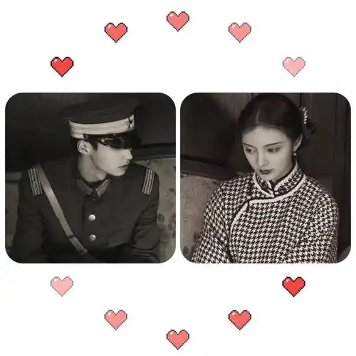 情侣头像share一组超好看的民国复古情头