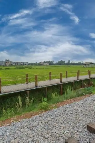 中国云南昆明晋宁沙堤村田园风光