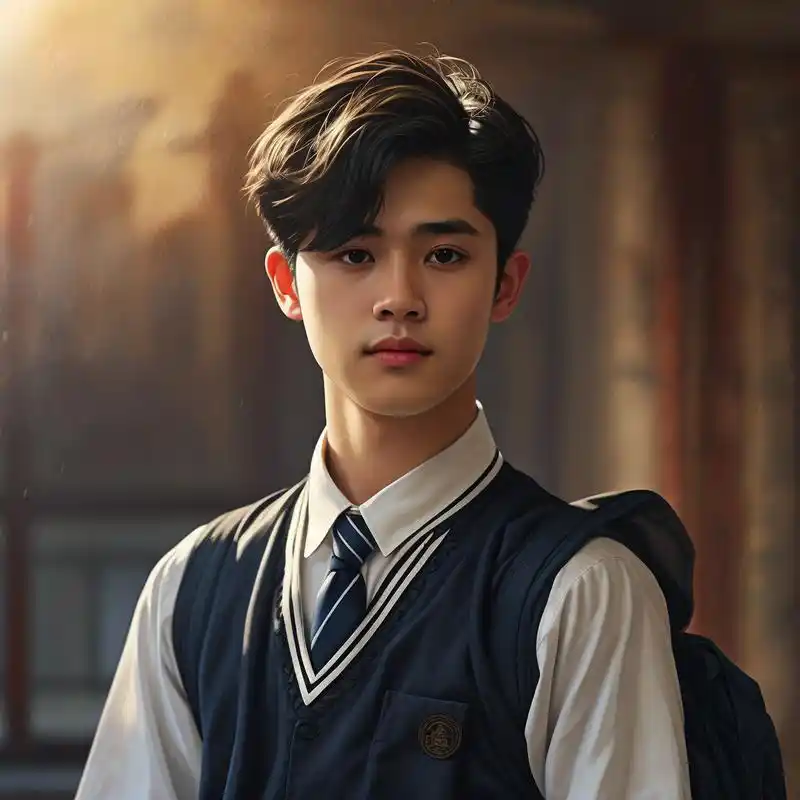 📸15岁男生的帅气头像😎 这里有一组超酷的15岁男生真人头像,每一