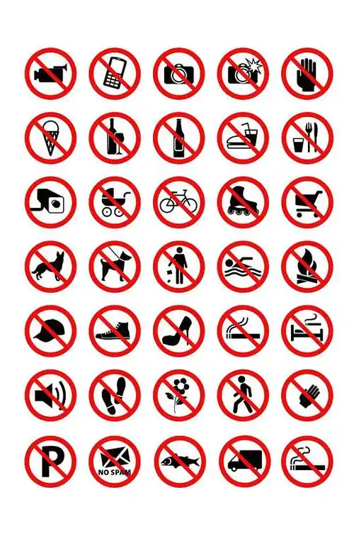 禁止标识牌导视牌模板禁止标识牌导视牌施工禁止标识牌导视牌立即下载