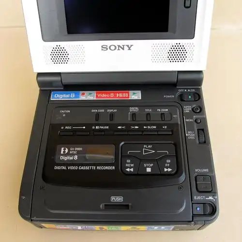 sony/索尼gv-d800老磁带多功能播放器hi8 d8磁带录像视频采集机