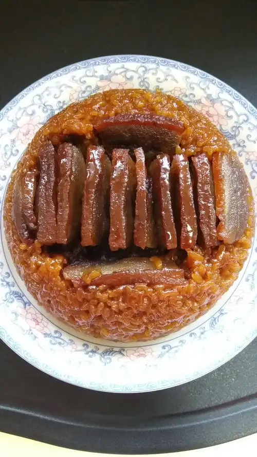 红糖糯米夹沙肉
