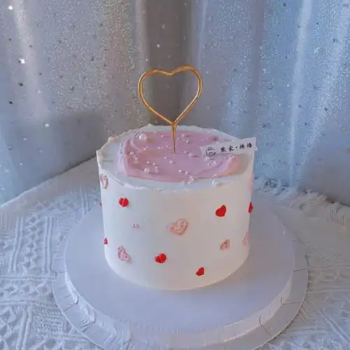 5寸爱心爱心蛋糕