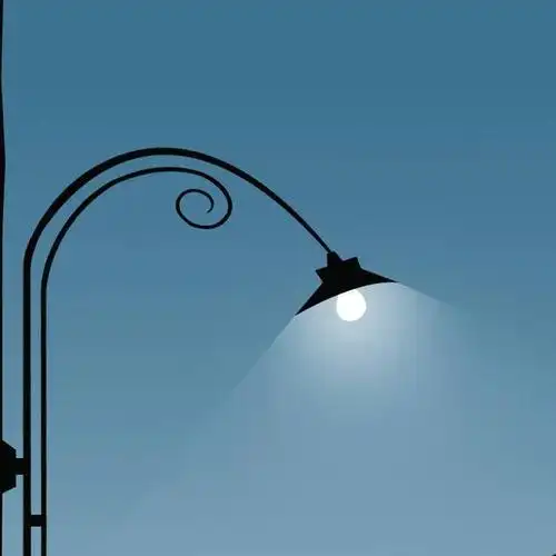 黑路灯头像