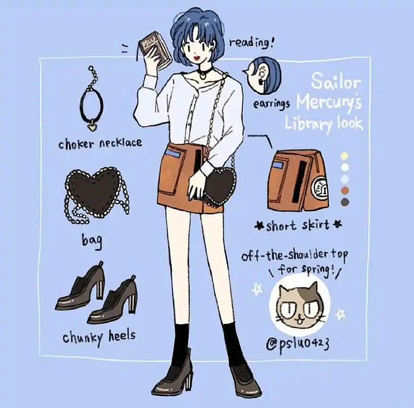 看腻《美少女战士》的战斗装?日常服装这就来,最靓的妞就这样穿