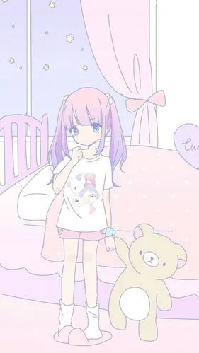 精选少女心软妹卡通可爱壁纸背景_动漫图片_我要个性网