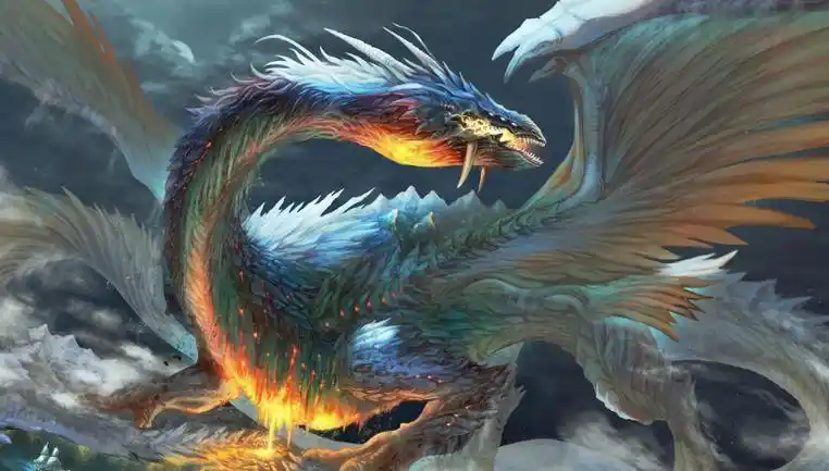 《山海经》中能力通天的神龙,眨眼一昼夜,一吸四季转