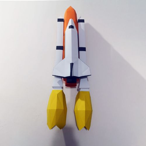 亚特兰蒂斯号航天飞机 美国航天科技科普教育手工纸模diy动手