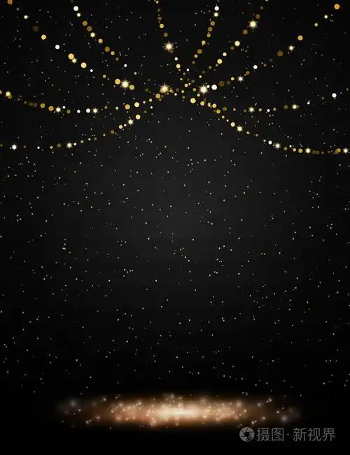 豪华的黑色和金色背景.设计演示, 演唱会, 表演.向量例证