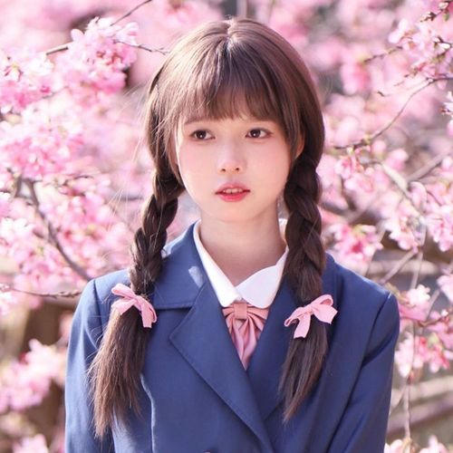 美宿假发女长发麻花辫假发套空气刘海自然减龄辫子双麻花辫全头套