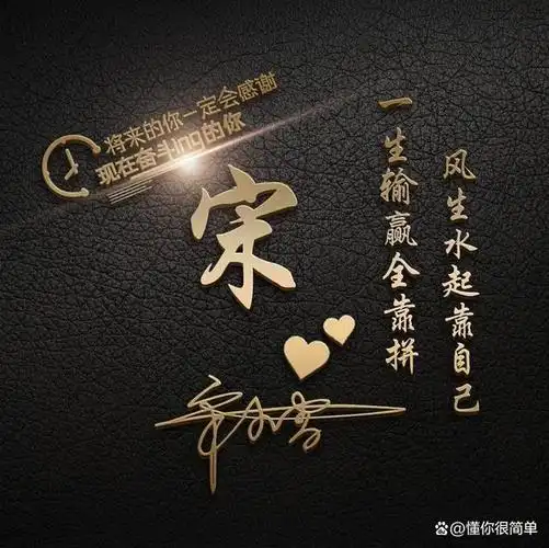 微信头像,姓氏头像,精选45张简约个性签名头像,有你的名字吗?