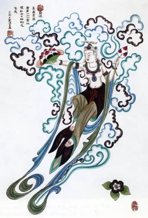 敦煌壁画中的绝美飞天,看完只想去敦煌