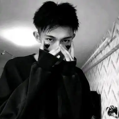 2021男生黑白头像冷酷忧伤帅气