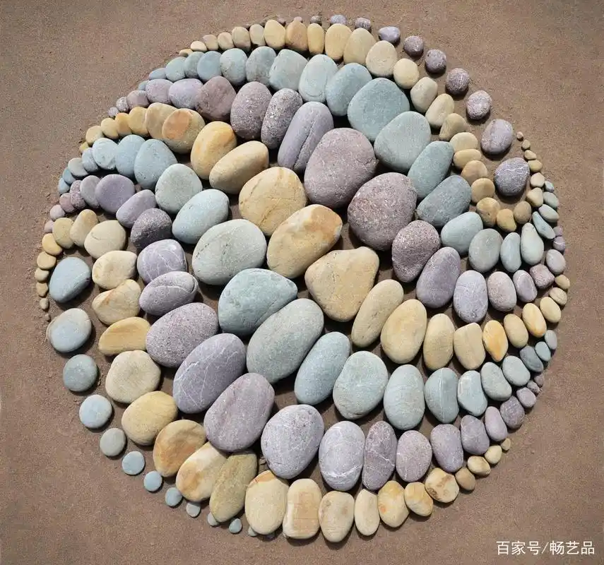 非常壮观漂亮的鹅卵石艺术,不禁让人叹为观止