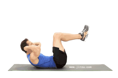 腹肌锻炼gif图解(精简版)