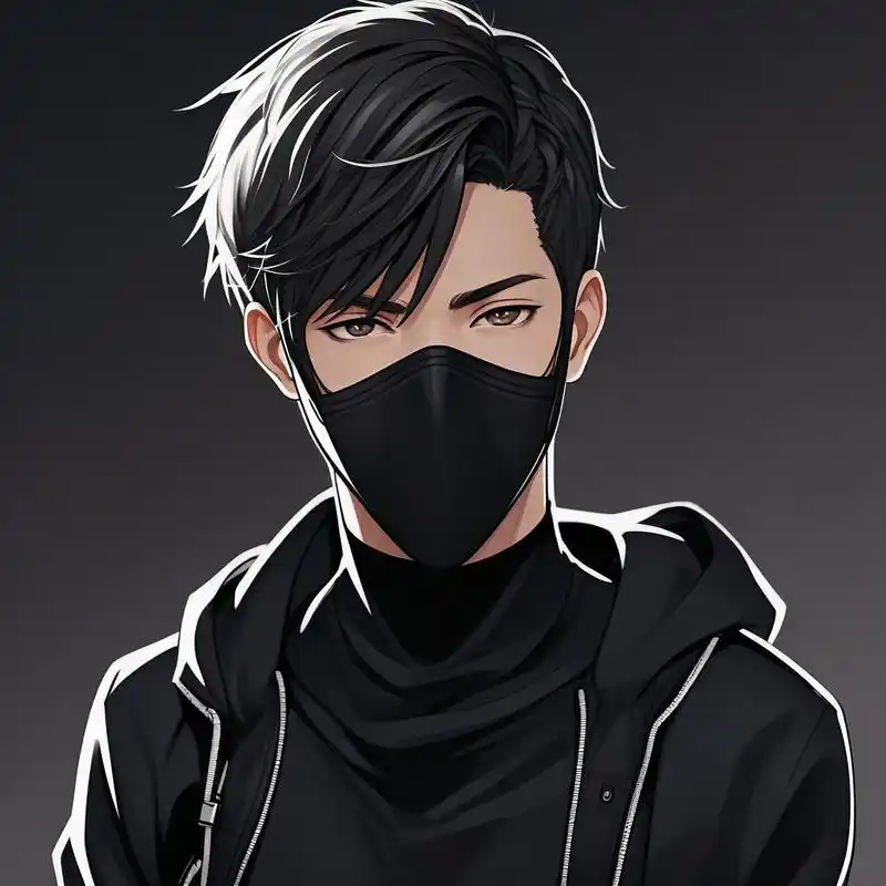 01动漫男生口罩头像集97