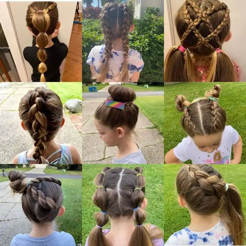 九种幼儿园日常小女孩发型你最pick哪种 #幼儿园发型##幼儿园日常发型